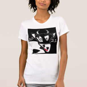 Bull, Jahr des Stiers, 2021, lustiger Stier T-Shirt