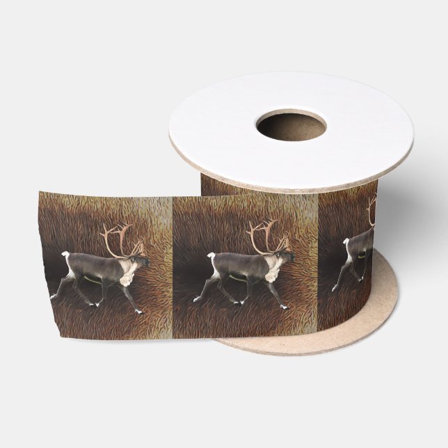 Bull Kariou auf Kariou-Mur Satinband (Spule)