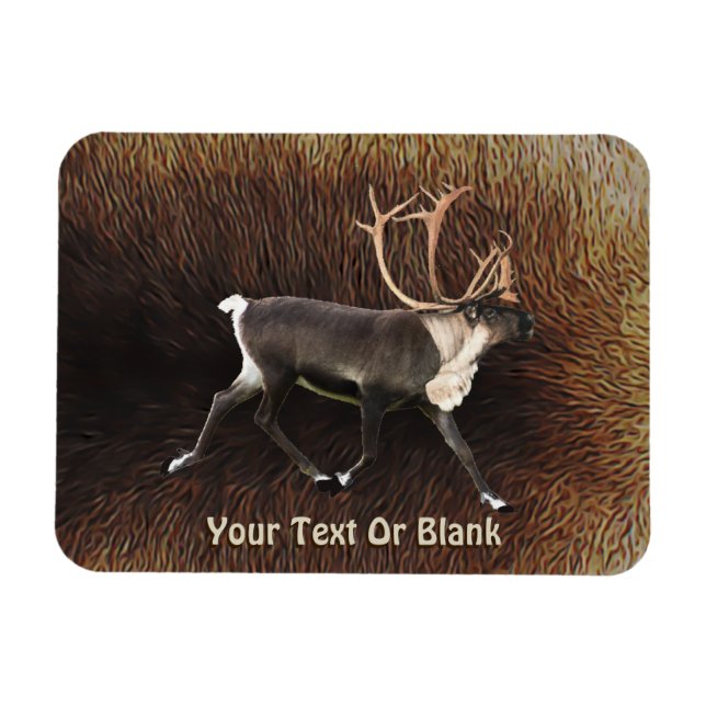 Bull Kariou (Reindeer) Magnet (Horizontal)