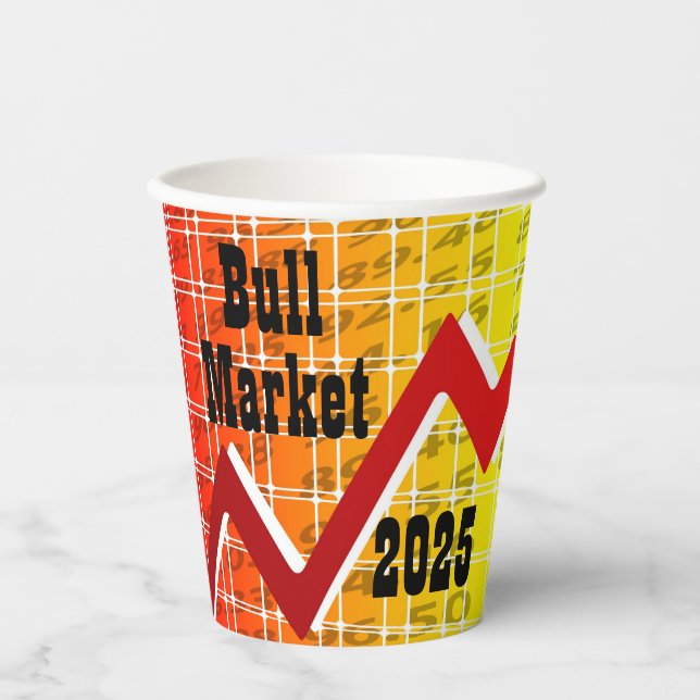Bull Market 2025 Pappbecher (Vorderseite)