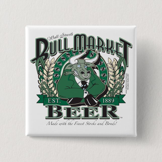 Bull Market-CNBC-LARGE Button (Vorderseite)
