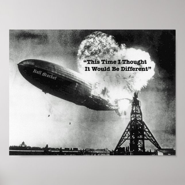 Bull Market Crash Spaß Poster (Vorne)