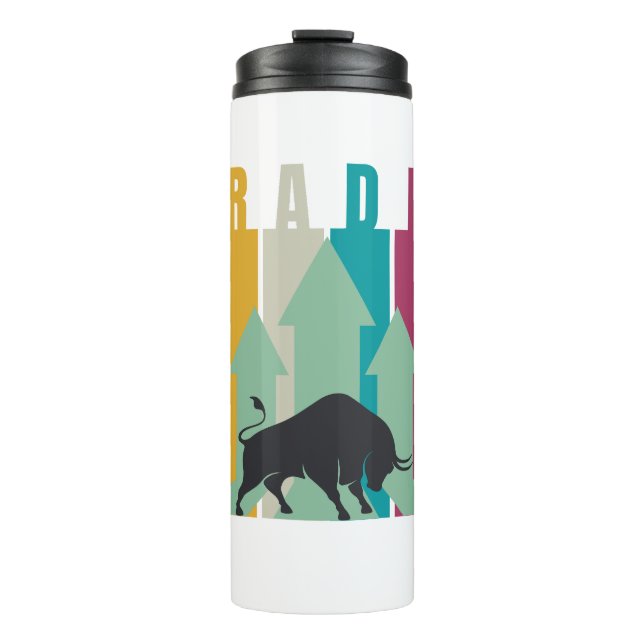 Bull market Trader | Simple design  Thermosbecher (Vorderseite)