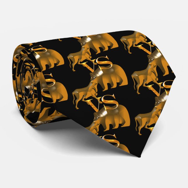 Bull Market VS Bear Market Krawatte (Gerollt)
