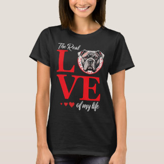 Bull Mastiff die wahre Liebe meines Lebens Valenti T-Shirt