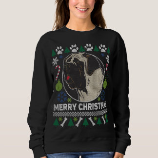Bull Mastiff Dog Breed Ugly Christmas Sweater Sweatshirt