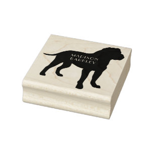 Bull Mastiff Doppy Puppy Bullmastiff Gummistempel