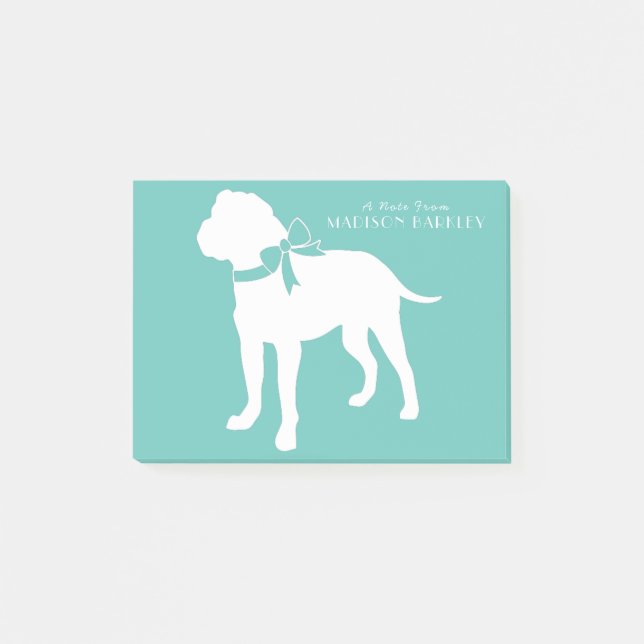 Bull Mastiff Doppy Puppy Bullmastiff Post-it Klebezettel (Vorderseite)