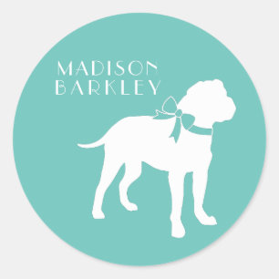 Bull Mastiff Doppy Puppy Bullmastiff Runder Aufkleber