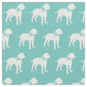 Bull Mastiff Hund Silhouette Haustier Bullmastiff  Stoff