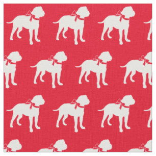 Bull Mastiff Hund Silhouette Pet Bullmastiff Red Stoff