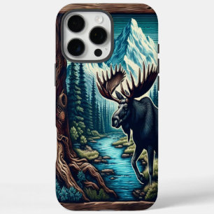 Bull Moose durch Stream iPhone 16 Pro Max Hülle