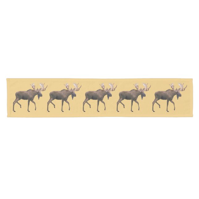 Bull Moose Kurzer Tischläufer (Horizontal)