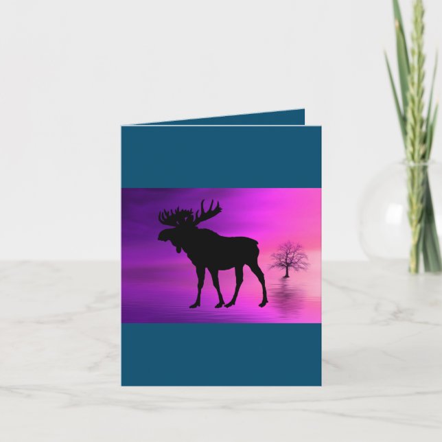 Bull Moose-Silhouette (Vorderseite)
