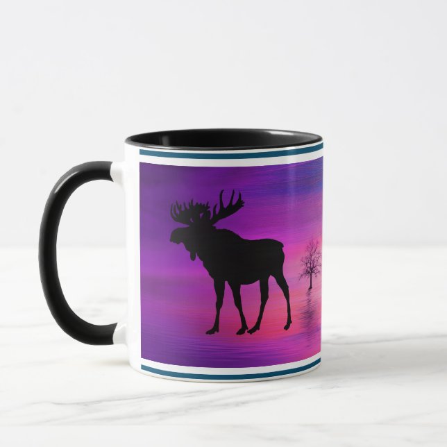 Bull Moose Silhouette Tasse (Links)