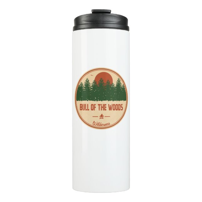 Bull of the Woods Wilderness Oregon Thermosbecher (Vorderseite)