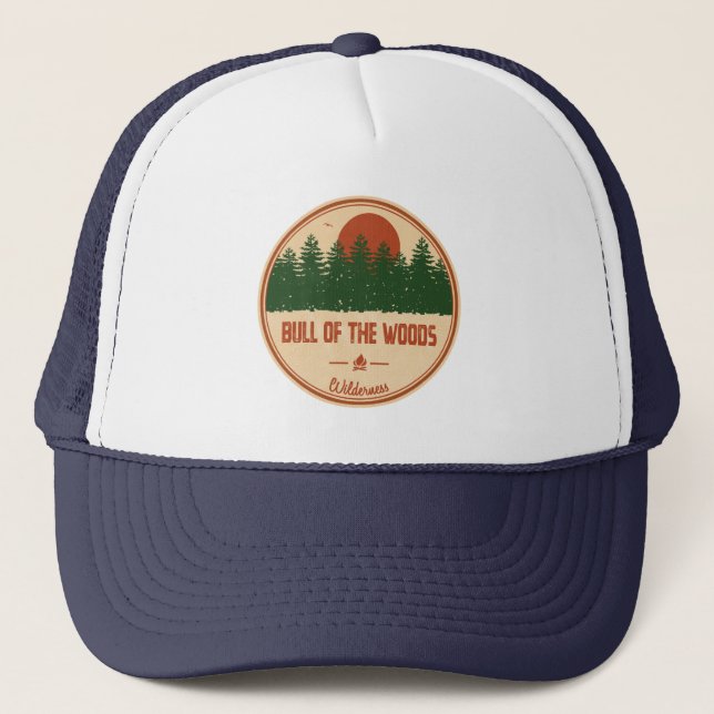 Bull of the Woods Wilderness Oregon Truckerkappe (Vorderseite)