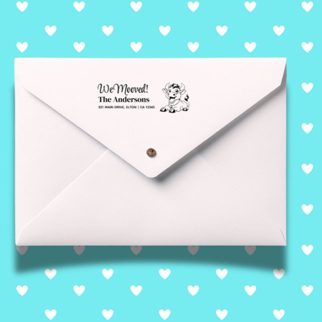 Bull Personalize-Rücksendeadresse Permastempel (Create heartfelt mail with the Bull Personalize Return Address Self-inking Stamp.)
