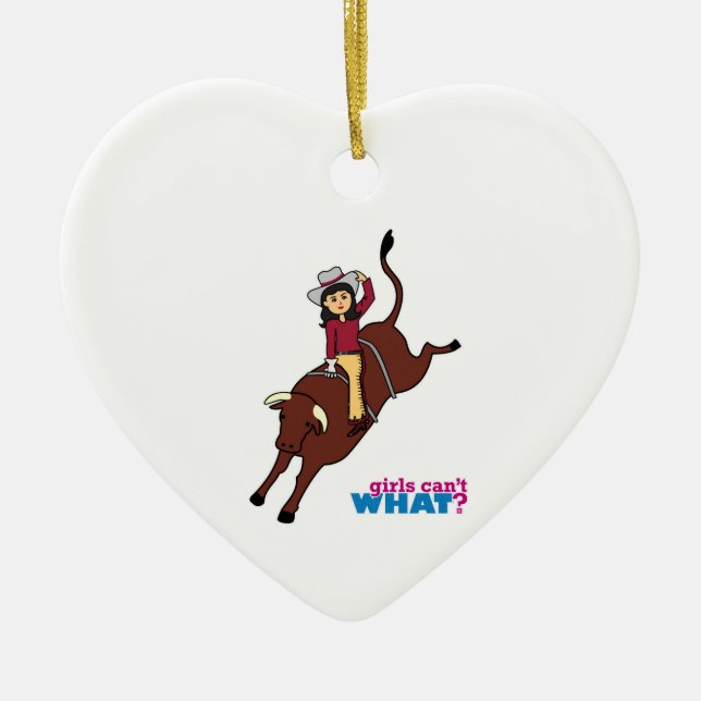 Bull Rider - Mittel Keramikornament (Vorne)