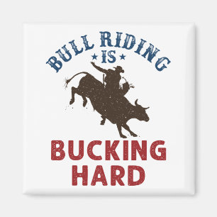 Bull Riding kackt harte, lustige Bullers Magnet