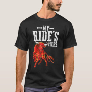Bull Riding Pbr Rodeo Bull Rider Western Ranc T-Shirt
