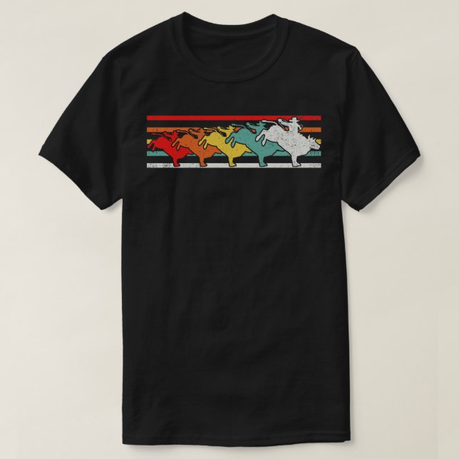 Bull Riding Rodeo Bull Rider T-Shirt (Design vorne)