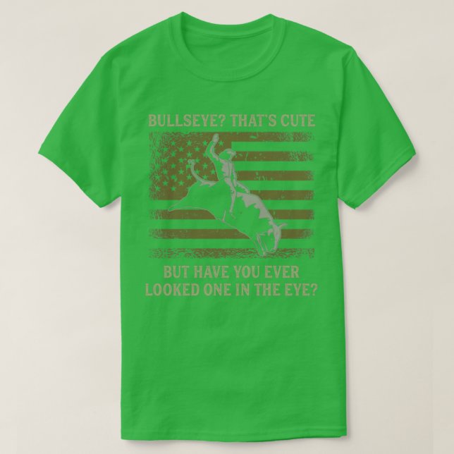 Bull Riding Rodeo Bull Rider Western Cowboy Funny T-Shirt (Design vorne)