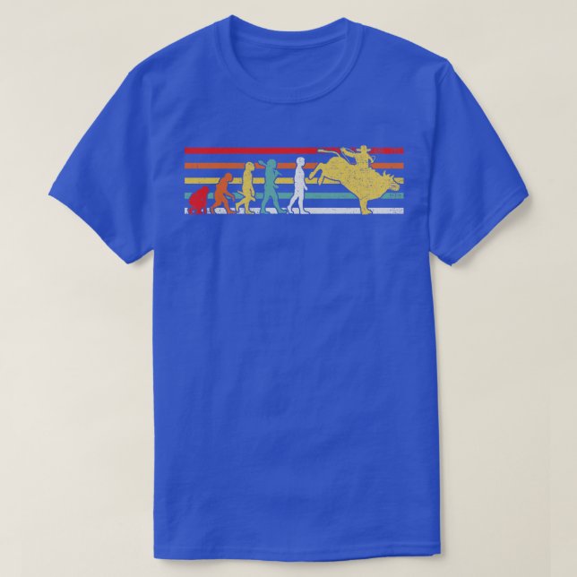 Bull Riding Rodeo T-Shirt (Design vorne)