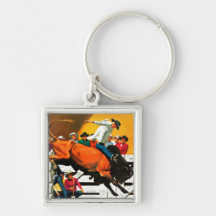 Bull Riding von Fred Ludekens Schlüsselanhänger