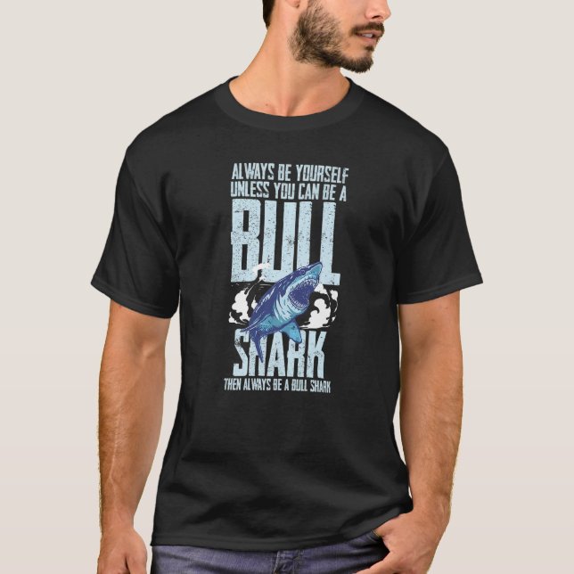 Bull Shark Teeth Animal Ocean 2 T-Shirt (Vorderseite)