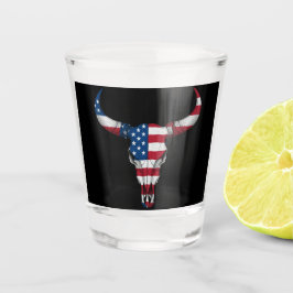 Bull Skull USA Schnapsglas