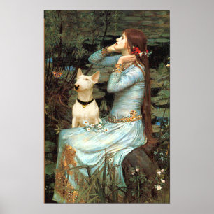 Bull Terrier 1 - Ophelia Sitzend Poster