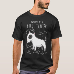 Bull Terrier Anatomie Niedlich Pet Bully Dog Mama T-Shirt