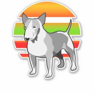 Bull Terrier Aufkleber