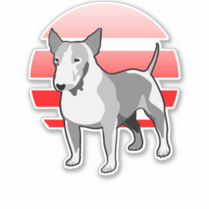 Bull Terrier Aufkleber
