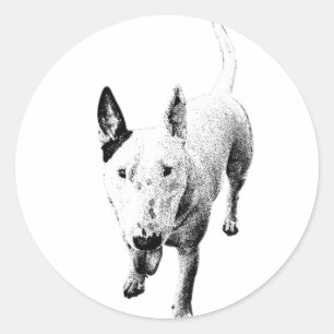 Bull Terrier Aufkleber – Grit Sticks