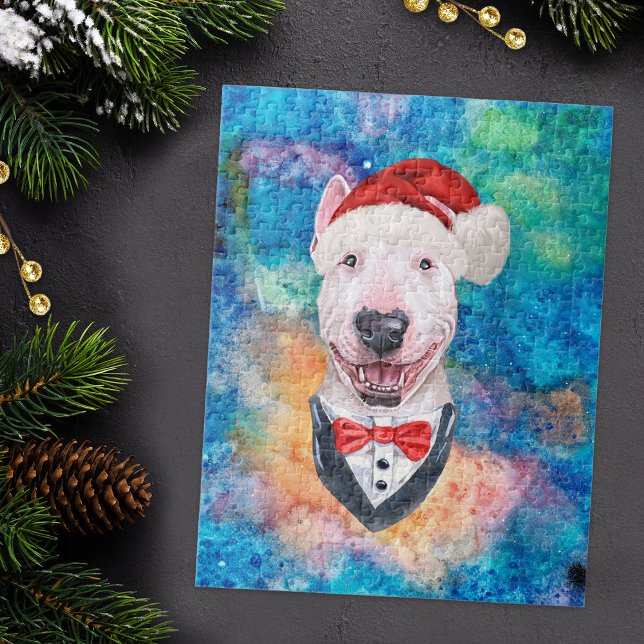 Bull Terrier Breed Dog Weihnachten (Von Creator hochgeladen)
