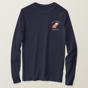 BULL TERRIER CAKE HOLE. Langschläfer-T-Shirt T-Shirt