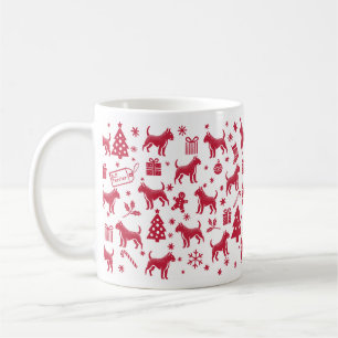 Bull Terrier Christmas Design Kaffeetasse