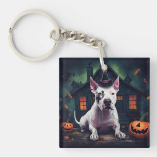 Bull Terrier Citrouilles Halloween Épouvantable