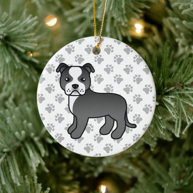Bull Terrier Dog Keramik Ornament (Baum)