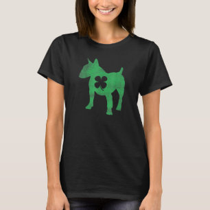 Bull Terrier Dog Kleeblatt St Patricks Day Saint P T-Shirt