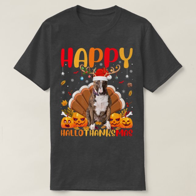 Bull Terrier Dog Lover Funny Bull Terrier HelloTha T-Shirt (Design vorne)