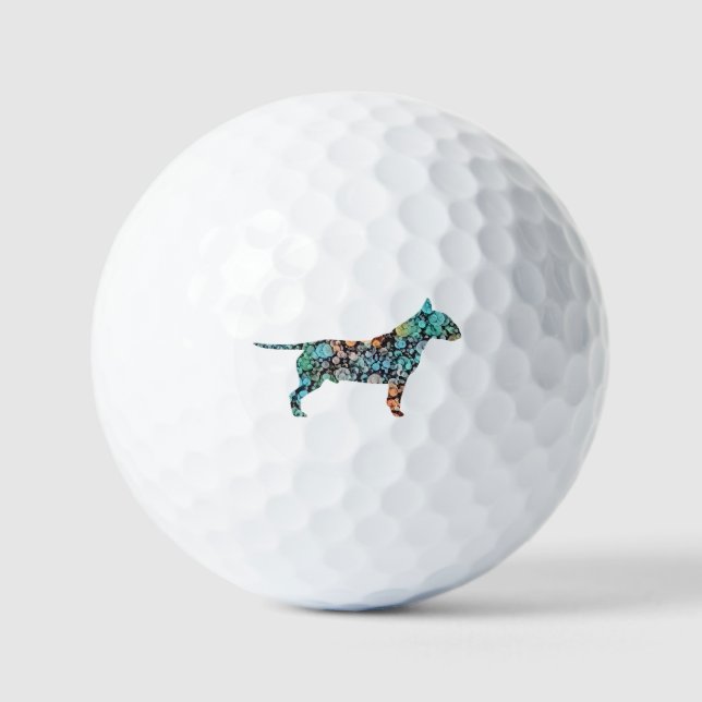 Bull Terrier Dog Lover Golf Ball Marker (Vorderseite)