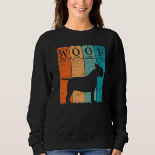 Bull Terrier Dog Periodische Tischelemente Hundesc Sweatshirt