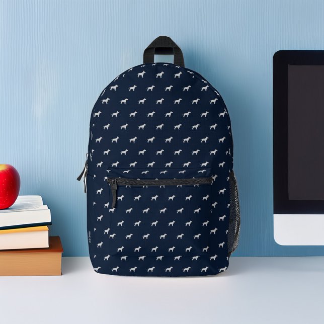 Bull Terrier Dogs Muster Personalisiert Bedruckter Rucksack (Von Creator hochgeladen)