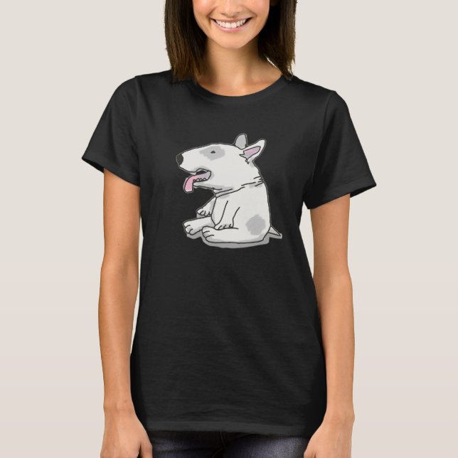 Bull Terrier Doodle T-Shirt (Vorderseite)