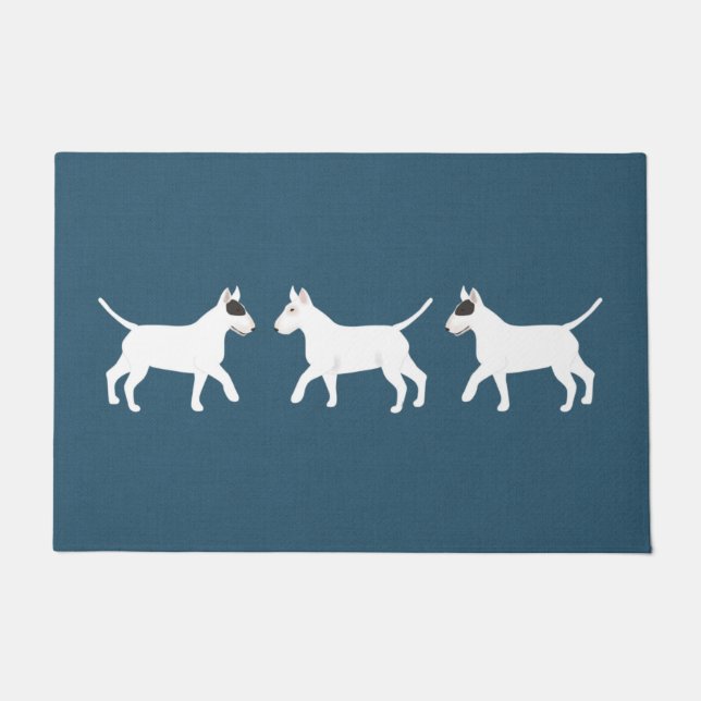 Bull Terrier Doormat Fußmatte (Vorderseite)
