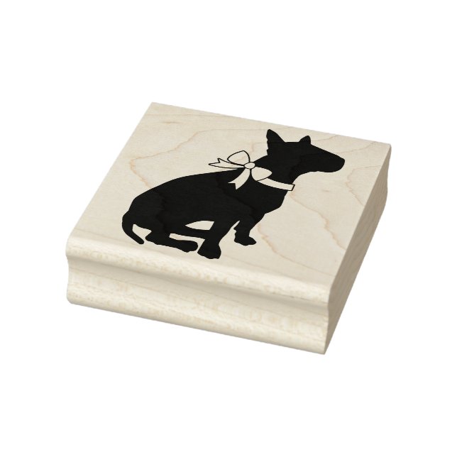 Bull Terrier Doppy Gummistempel (Stempel)