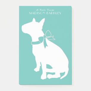 Bull Terrier Doppy Post-it Klebezettel